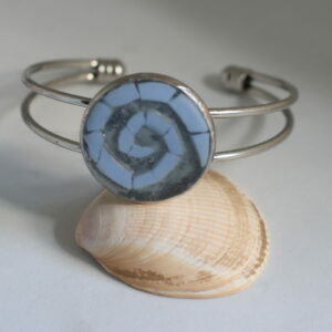 Bracelet avec spirale bleu clair (BR 14)